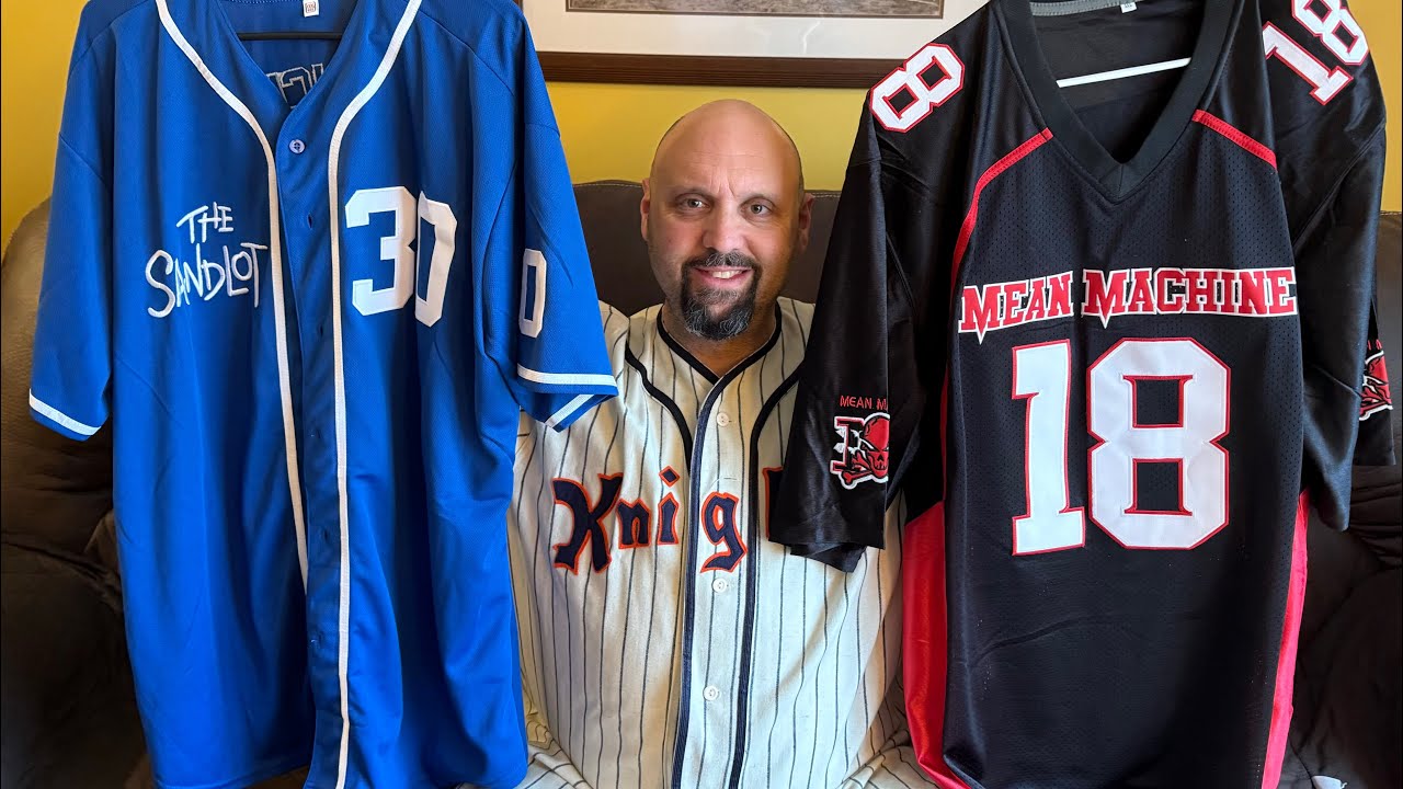 MY MOVIE/TV BASEBALL & FOOTBALL JERSEY COLLECTION!!!⚾️🏈