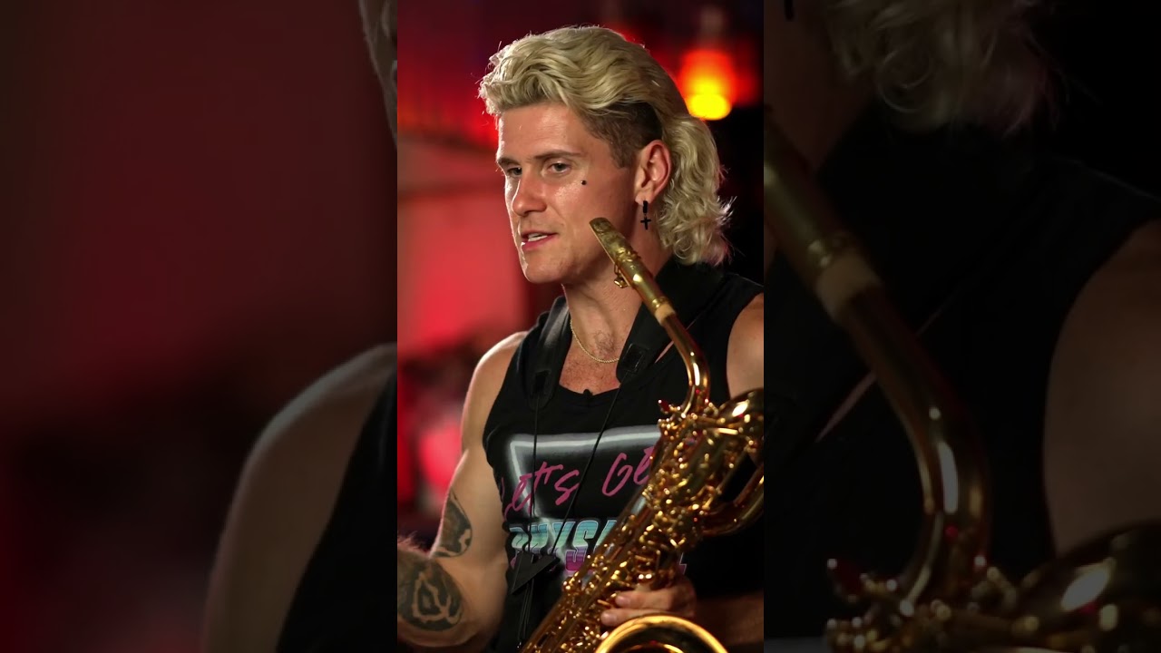 Create interesting basslines on sax with Octave Jumps 🎷🔥 #solohousesax #brasshouse #barisax