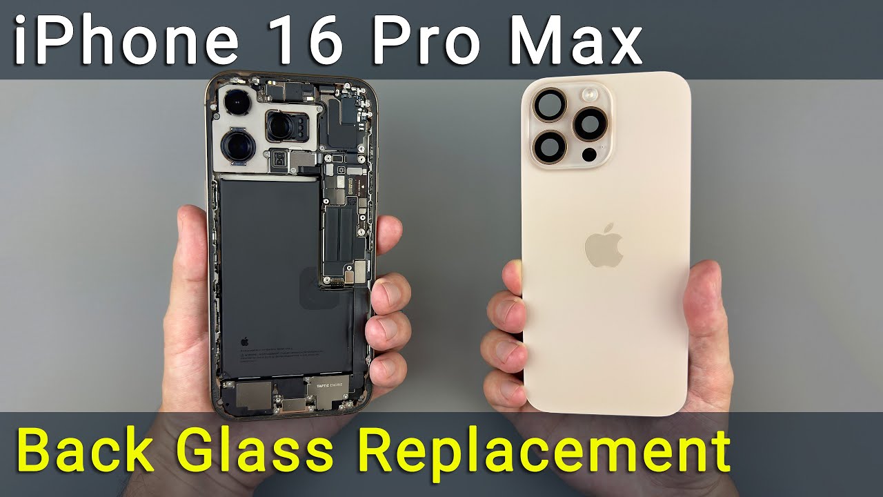 Замена заднего стекла iPhone 16 Pro Max | Пошаговое руководство ремонт своими руками