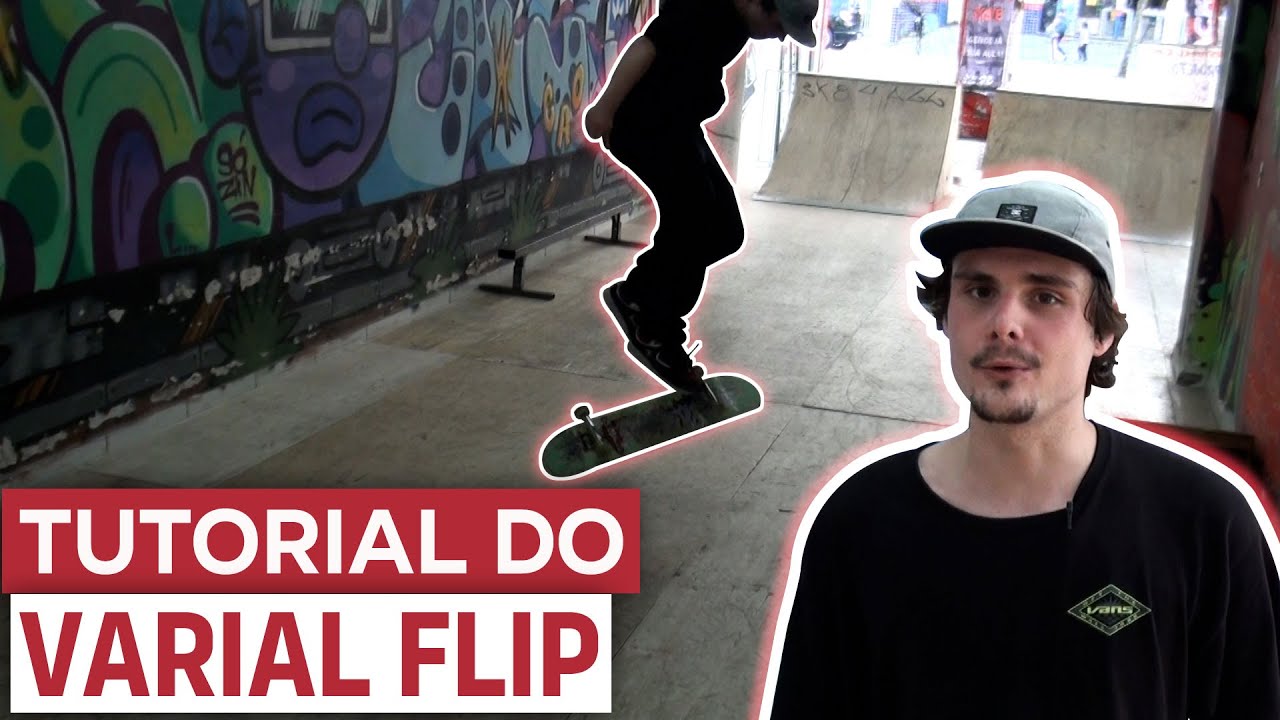 Como mandar VARIAL FLIP / Skate para iniciante