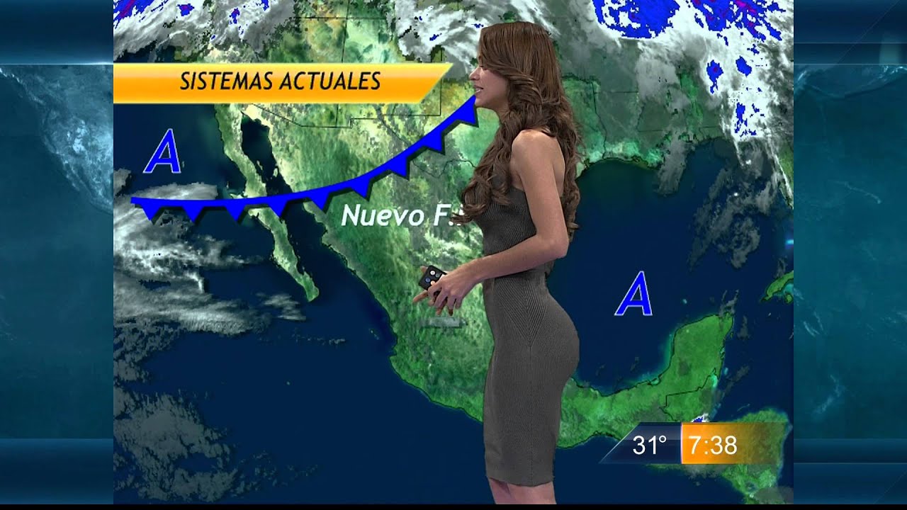 Yanet Garcia El Clima Las Noticias FDS 13-Mar-2016 19:30 PM Full HD
