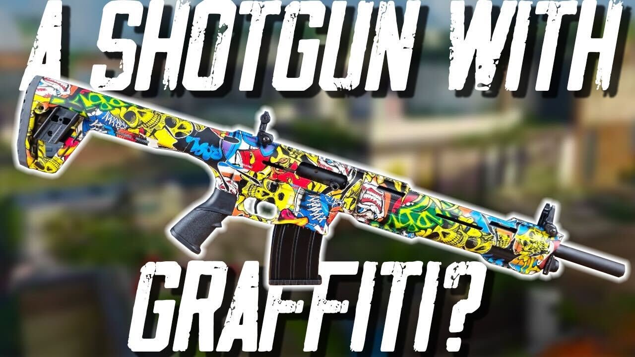 Ружье с граффити (Tokarev 12GA)