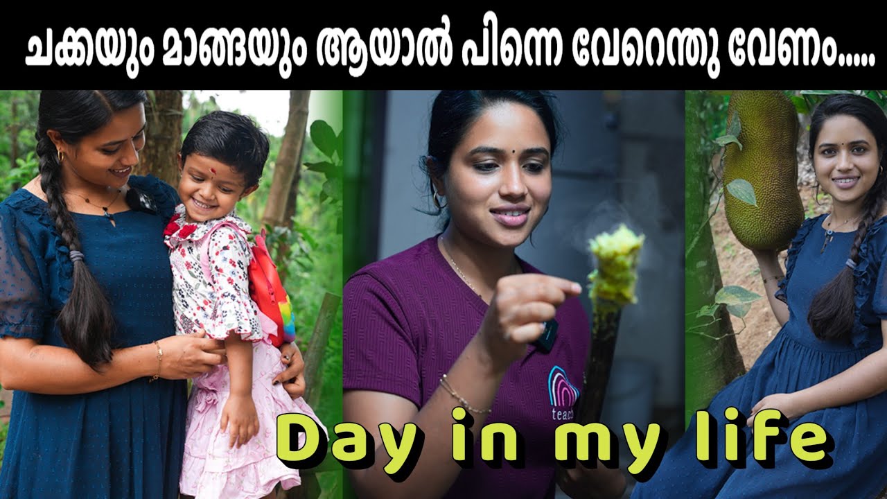 ചക്കയും മാങ്ങയും ആയാൽ പിന്നെ വേറെന്തു വേണം.....Malayalam /Day in my life