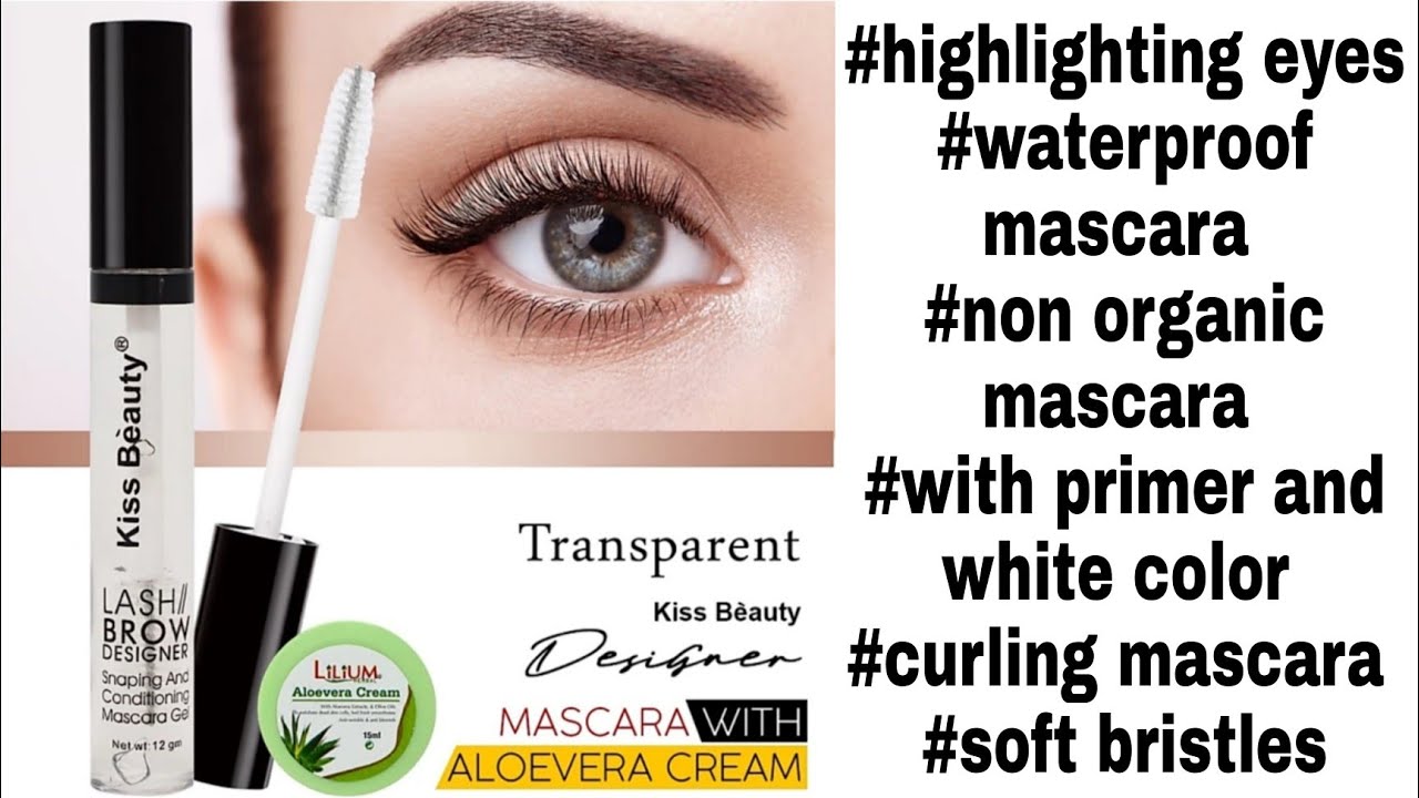 Kiss Beauty Eyelashes Transparent Mascara Gel/lash and brow/look natural /attractive eyes