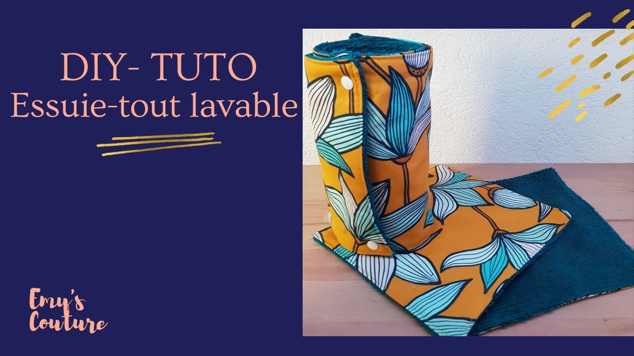 Tuto couture: Essuie tout lavable