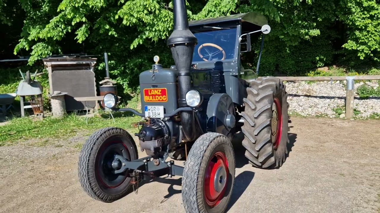 Lanz Bulldog - 10 Liter Hubraum - langsamer Leerlauf
