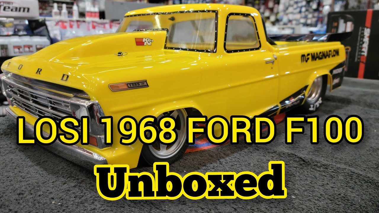 Losi 1968 Ford F100 No Prep Drag Truck Unboxing - HobbyTown HobbyPlex