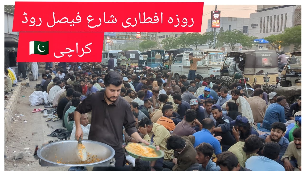 Vlog Aftari At شارع فیصل کراچی 🇵🇰 #food 