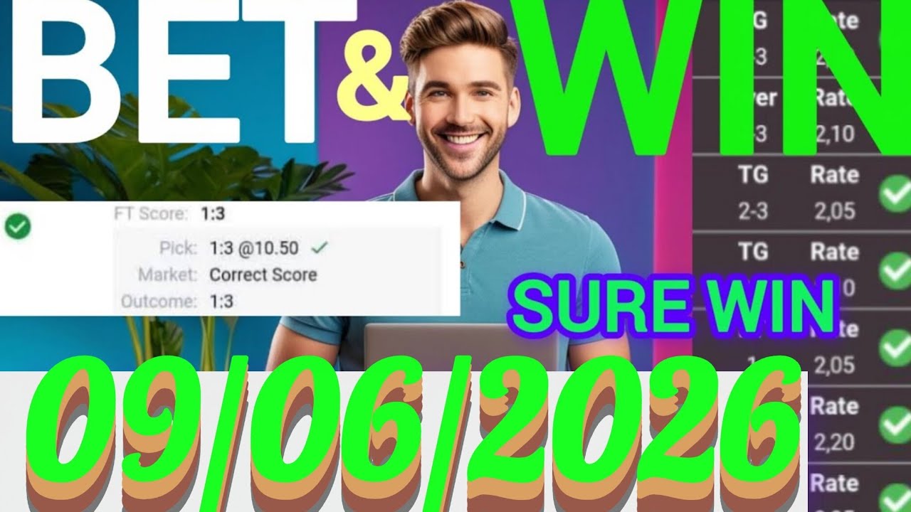 Correct Score Tips & Predictions Today | 9/6/2026| Expert Football Bets & Sure Wins