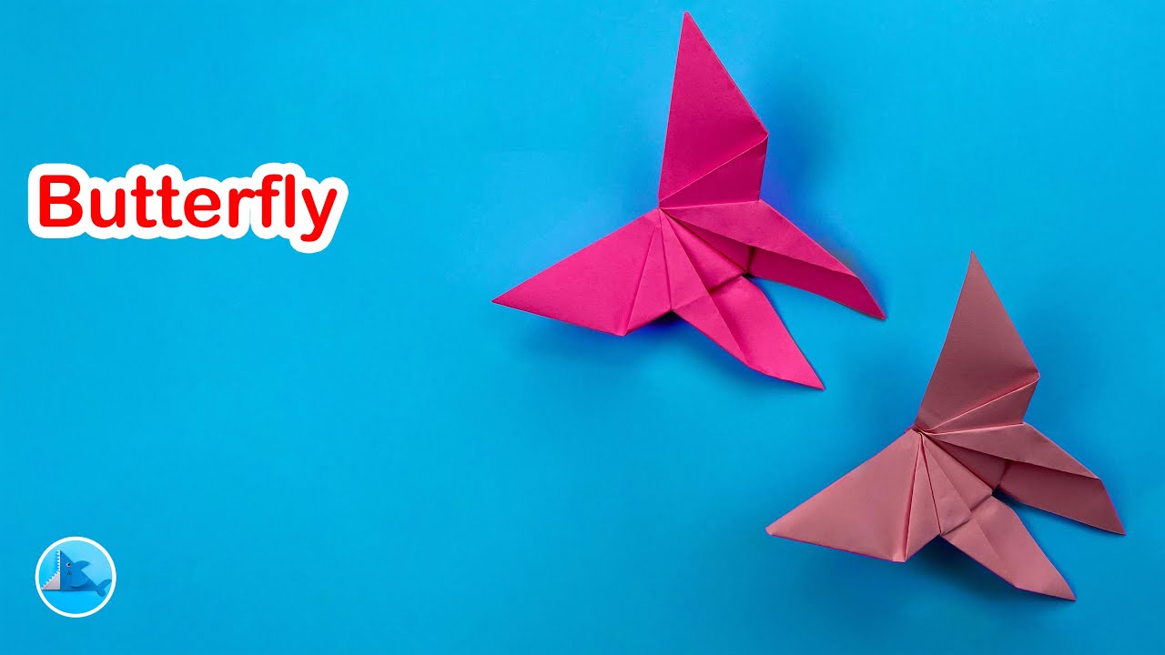 How to make butterfly with paper - Easy Origami Butterfly