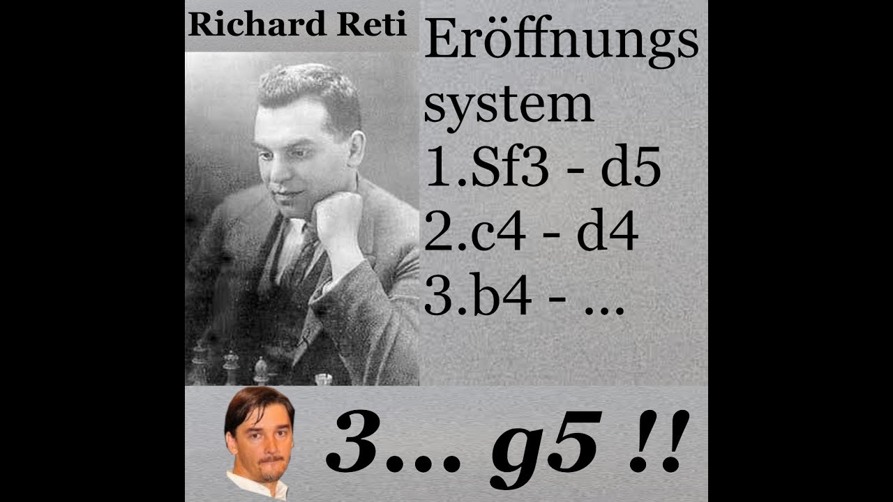 Reti 1.Sf3-d5 2.c4-d4 3.b4 widerlegt? || Morozevich brilliert