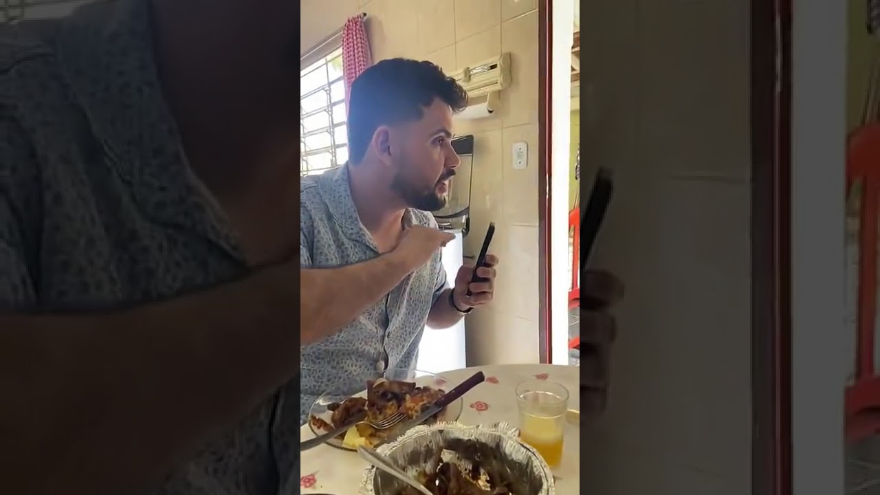 Ele nem ficou feliz em saber que vai tomar uma 😢