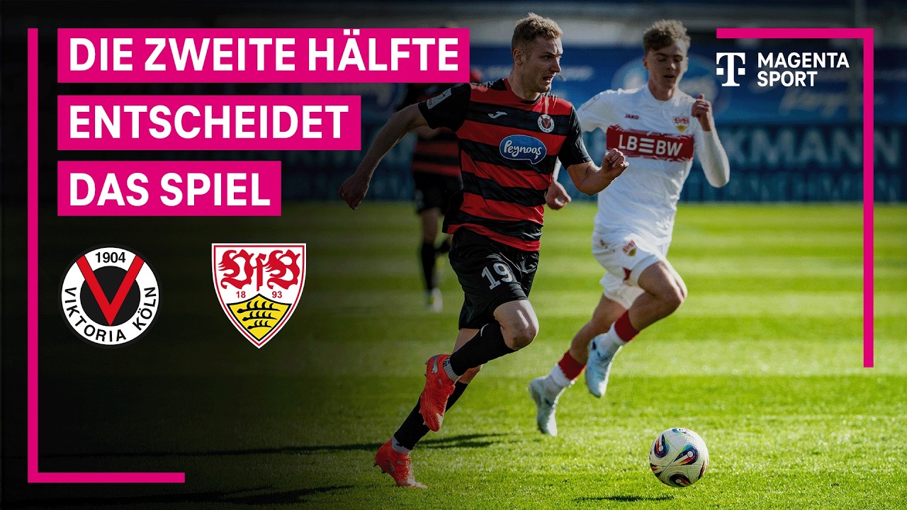 FC Viktoria K&ouml;ln - VfB Stuttgart II, Highlights mit Live-Kommentar | 3. Liga | MAGENTA SPORT