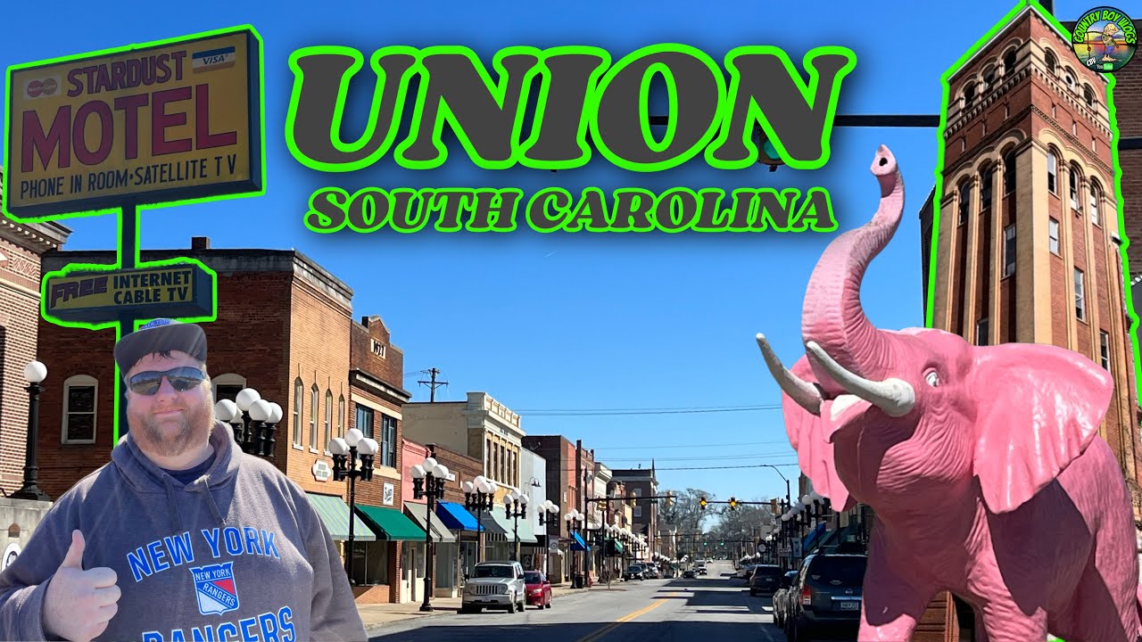 HISTORIC AND ABANDONED PLACES UNION S.C. - SOUTH CAROLINA TRAVEL  - 1855 CHURCH - 1823 JAIL HOUSE