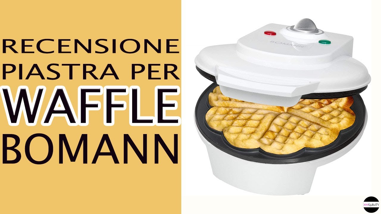 Piastra waffle Bomann // RECENSIONE+TEST COTTURA