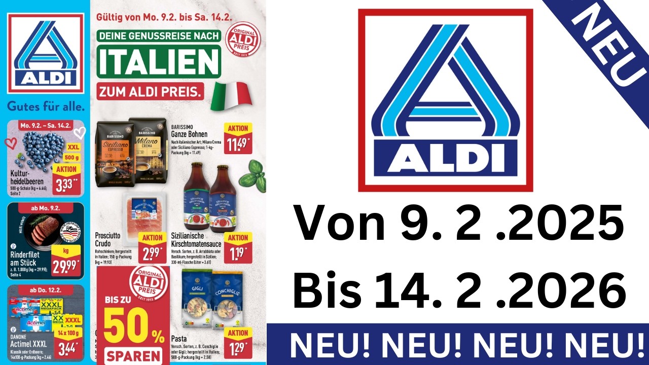 ALDI NORD Werbung Prospekt | Gültig von 09.02.2026