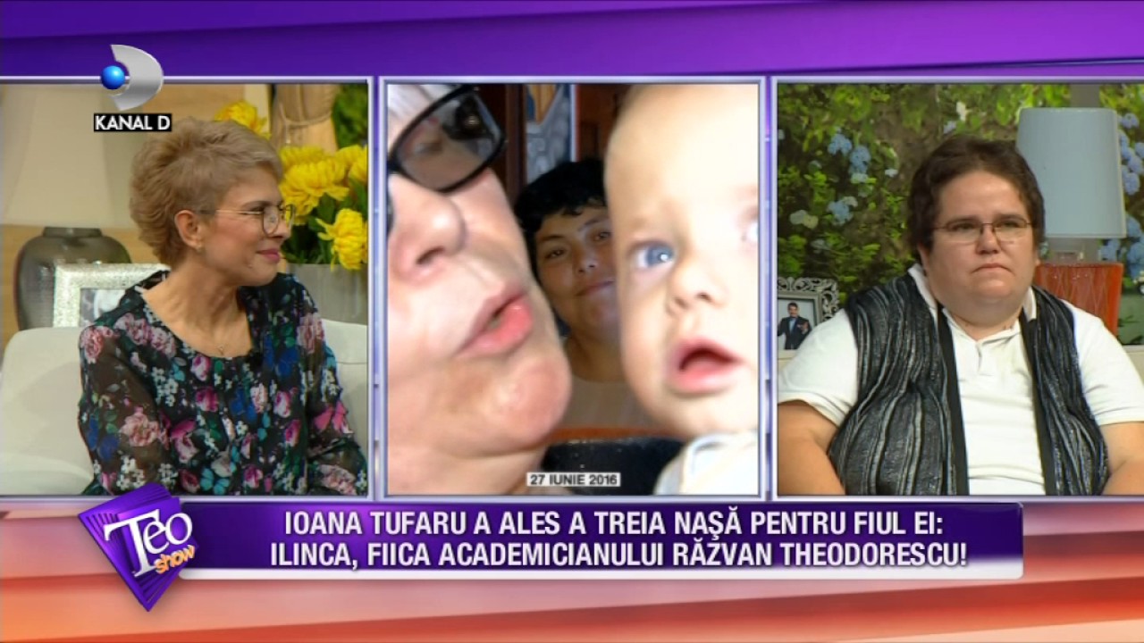 Teo Show (28.06.2017) - Ioana Tufaru a schimbat din nou nasa copilului!