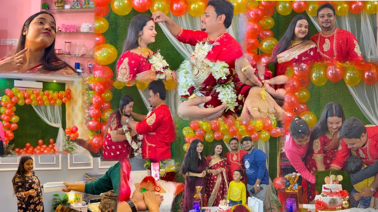 দিদিদের 1st year Marriage anniversary  🤩🥰 সোনার রতনচুর  গিফ্ট করলো জামাইবাবু দিদিকে 🥹🥰