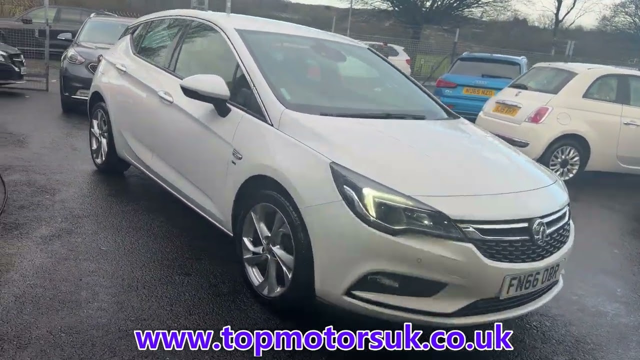 2017 Vauxhall Astra 1.4i Turbo SRi Nav Auto Euro 6 (s/s) 5dr