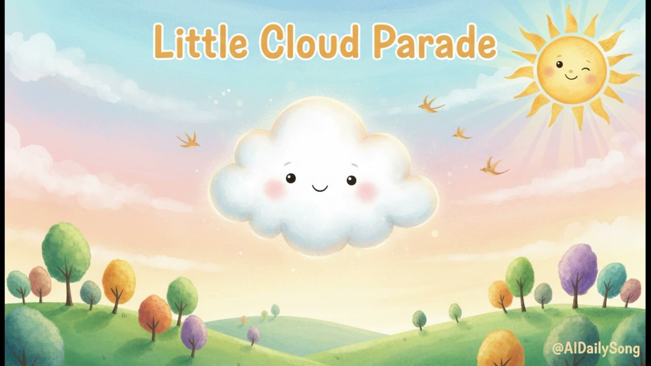 Little Cloud Parade ☁️ | Sweet Children’s Song About Clouds & Sky