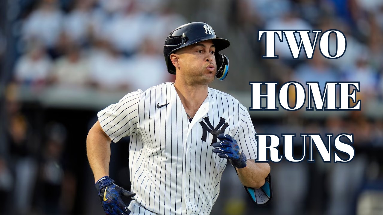Giancarlo Stanton Slams Two Homers in Yankees' Game vs. Blue jays