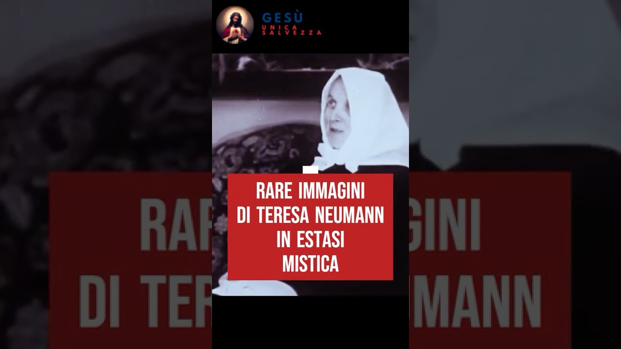 Rare immagini di Teresa Neumann in estasi mistica #estasi #mistica #miracolo