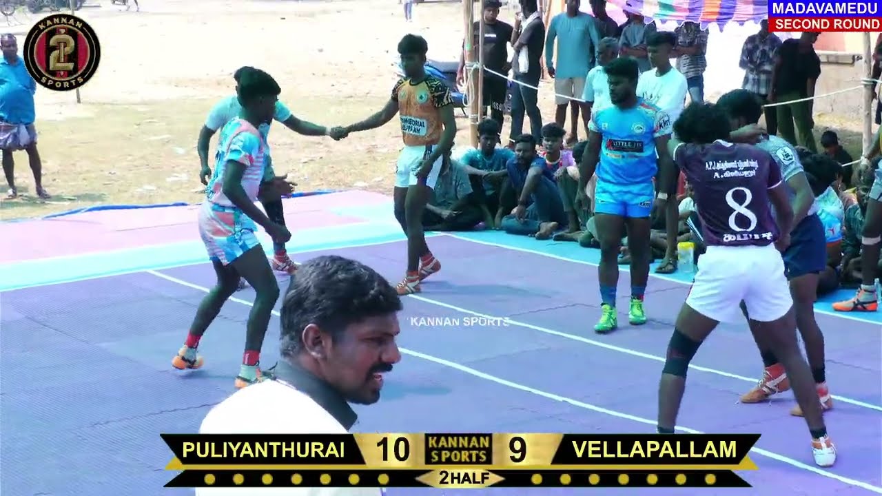 SECOND ROUND-VELLAPALLAM VS PULIYANTHURAI @MADAVAMEDU,SHRKAZHI KABADDI MATCH