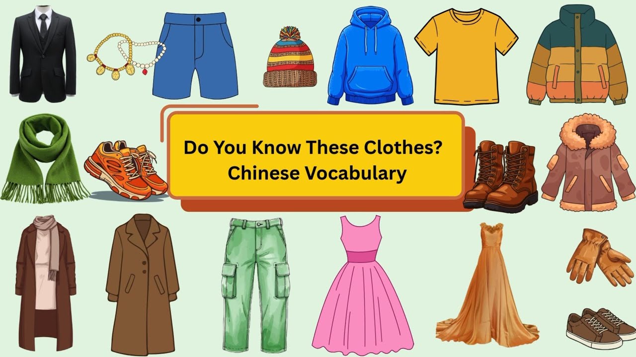 你认识这些常见衣服吗？Do You Know These Common Clothes?