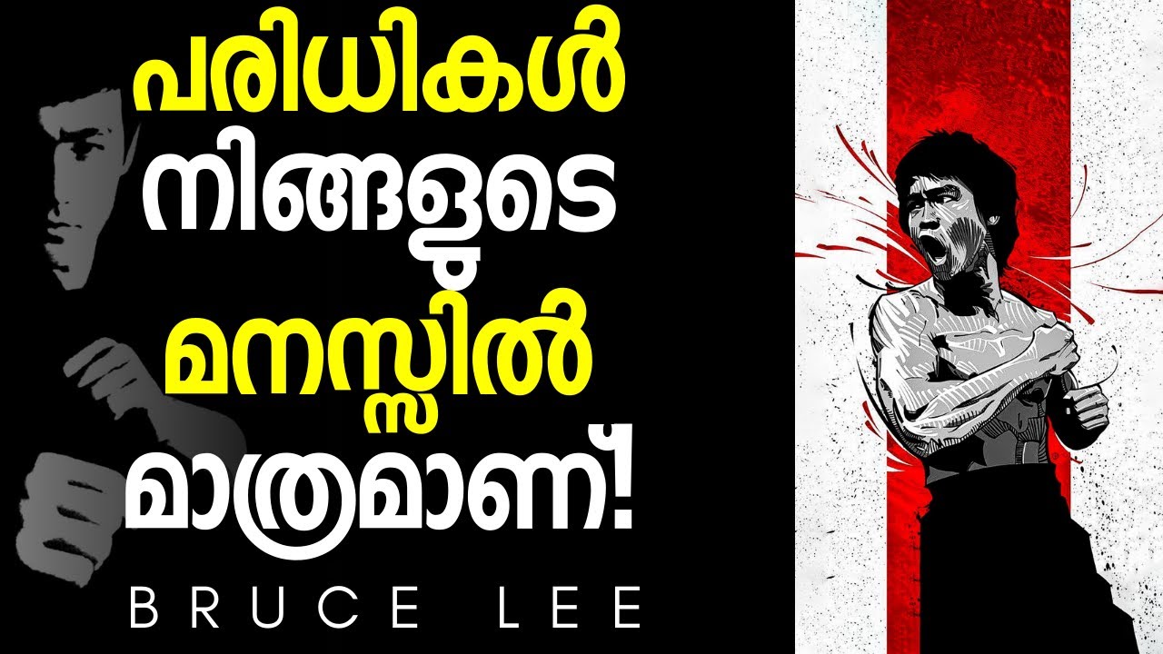 There Are No Limits! | Bruce Lee Practical Tips And Motivation Malayalam