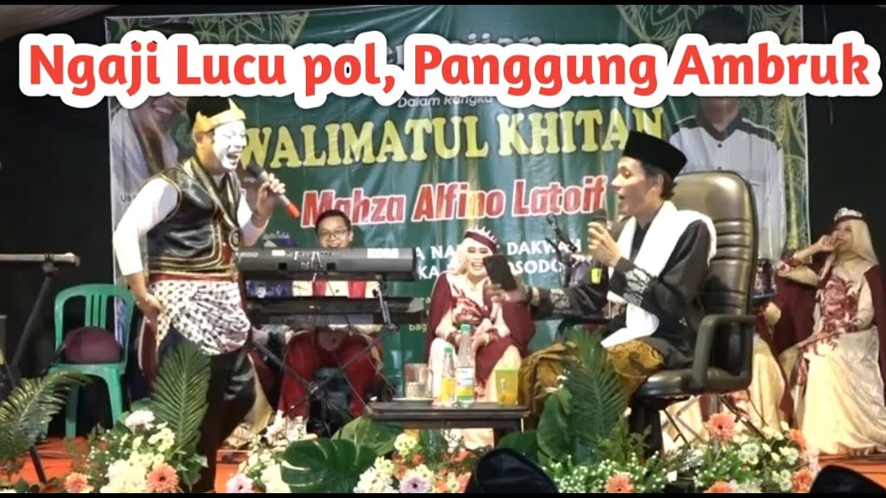 Lucu Puol Gus Fuad Rizqi, M.Ag Pelawak Gareng Konyol dan Kasidah Mustika Kalimosodo di Semarang