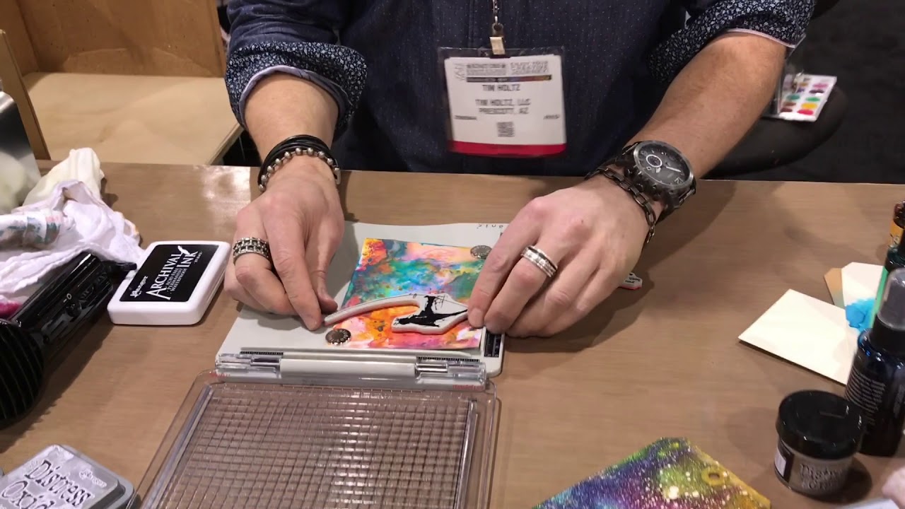 Tim Holtz Travel Stamping Platform - Creativation 2018