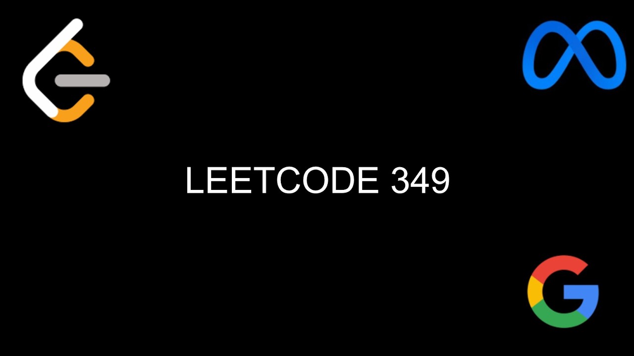 Leetcode 349 Intersection of Two Arrays