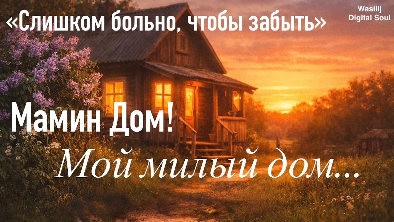 Мамин Дом! Мой милый дом...