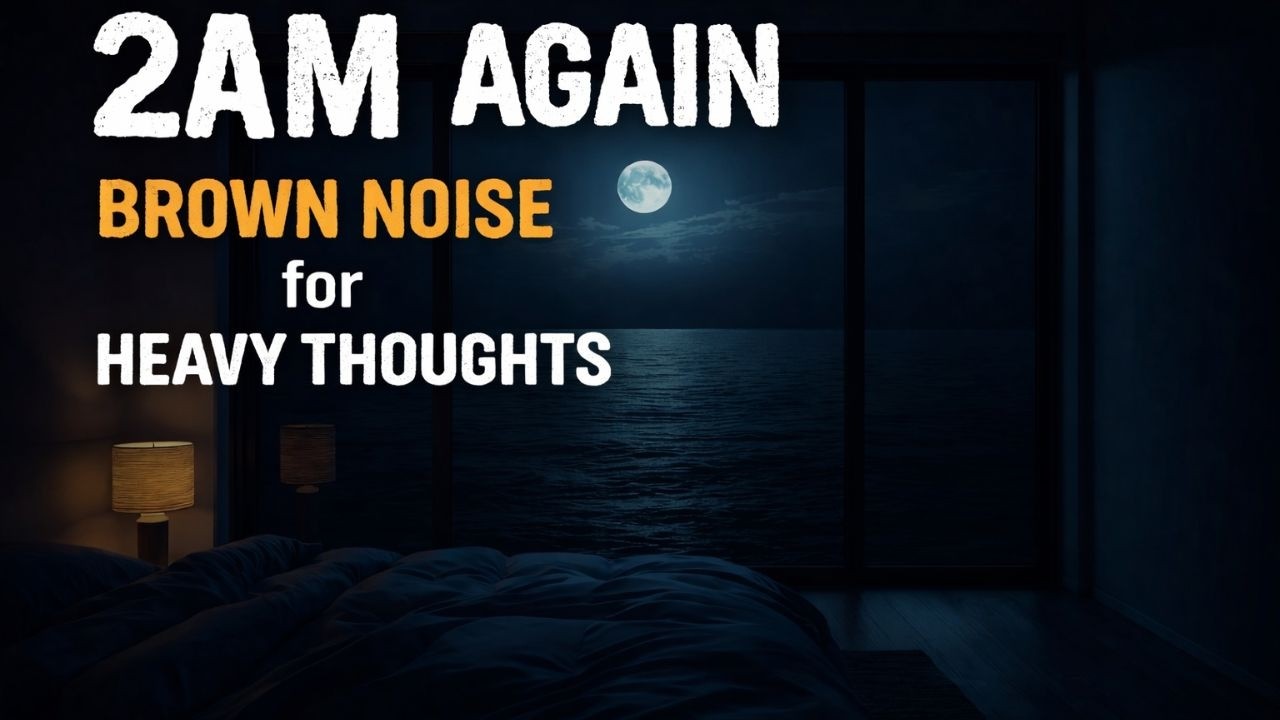 It’s 2AM and the Ocean is Silent — Deep Brown Noise for Overthinking Nights (2 Hours)