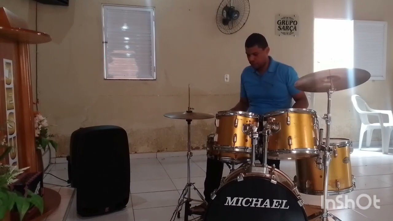 (Louvor Le&atilde;o eo cordeiro ) Cassiane )  jherfferson na bateria ensaio e adora&ccedil;&atilde;o a Deus 🙏🙏