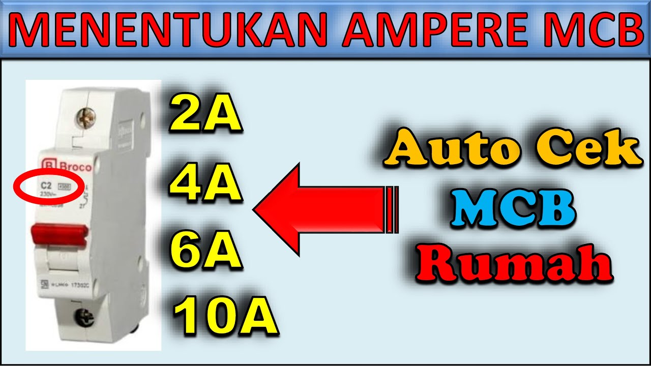 Cara Menentukan Ampere MCB Rumah