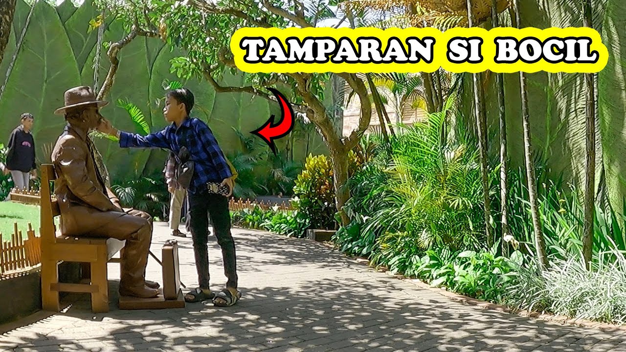 SEMOGA AKU BAIK-BAIK AJA SETELAH DI TAMPAR OLEH ANAK KECIL, LIVING STATUE PRANK, HUMAN STATUE PRANK