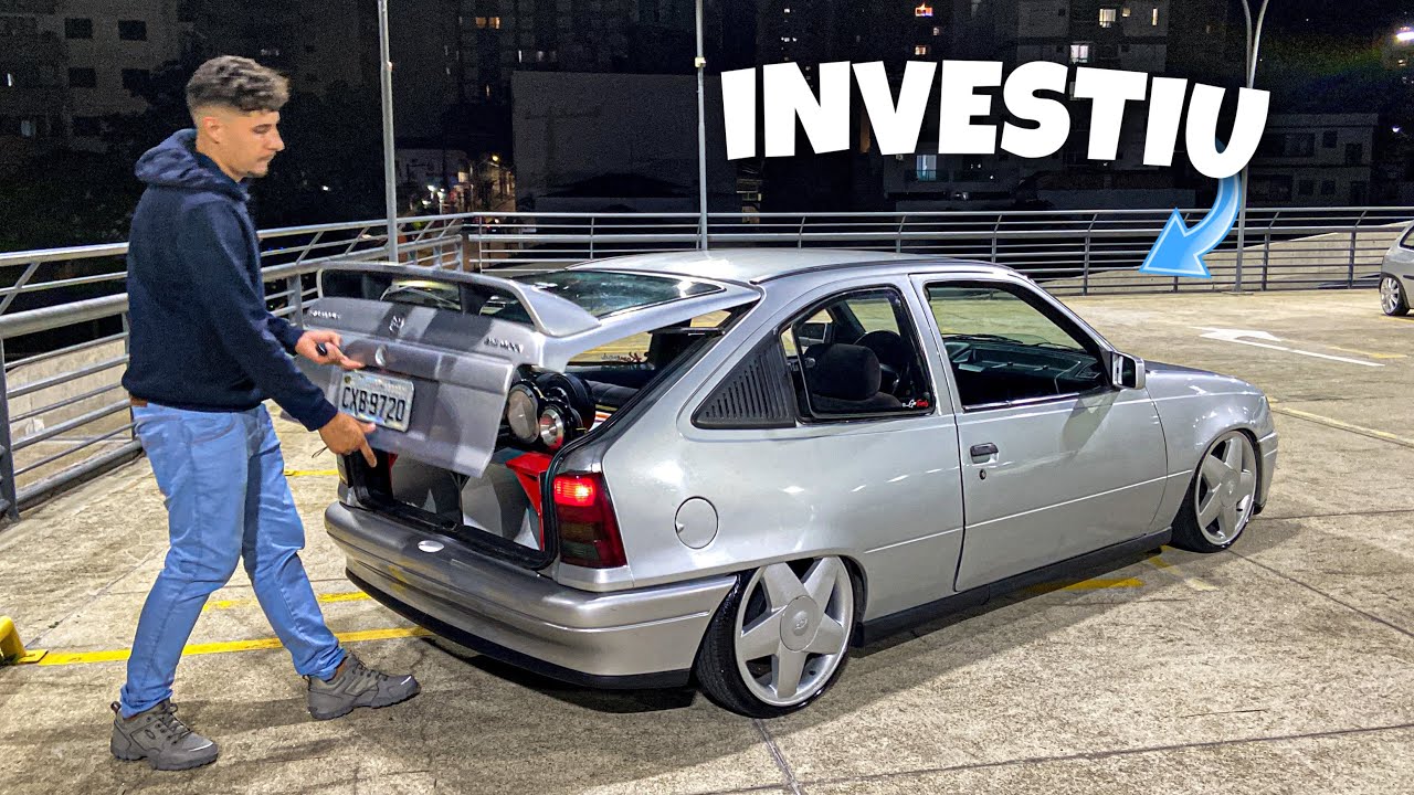 FORROU O KADETT REBAIXADO DE SOM E COLOCOU SUSPENSÃO A AR