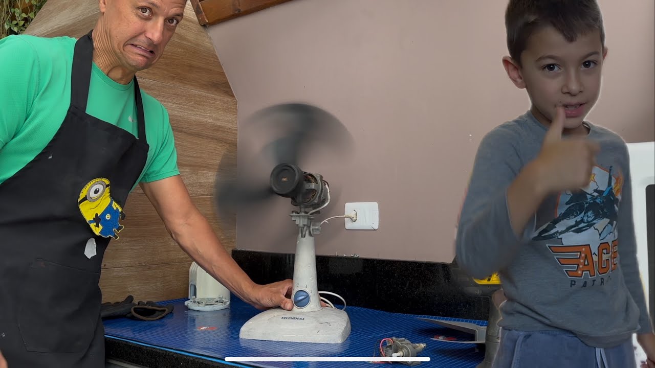 Conserto, limpeza e restauração do VENTILADOR ZUMBI Mondial