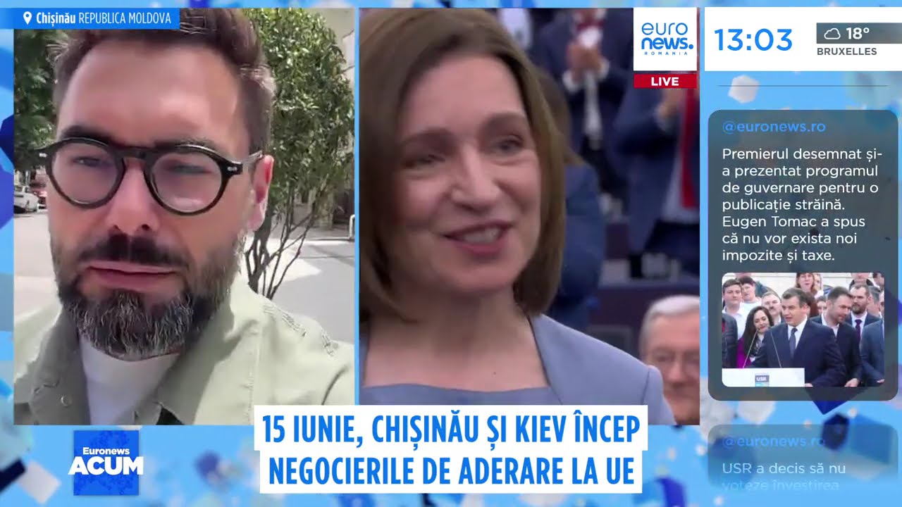 Undă verde pentru &icirc;nceperea negocierilor de aderare la UE cu Ucraina și Moldova
