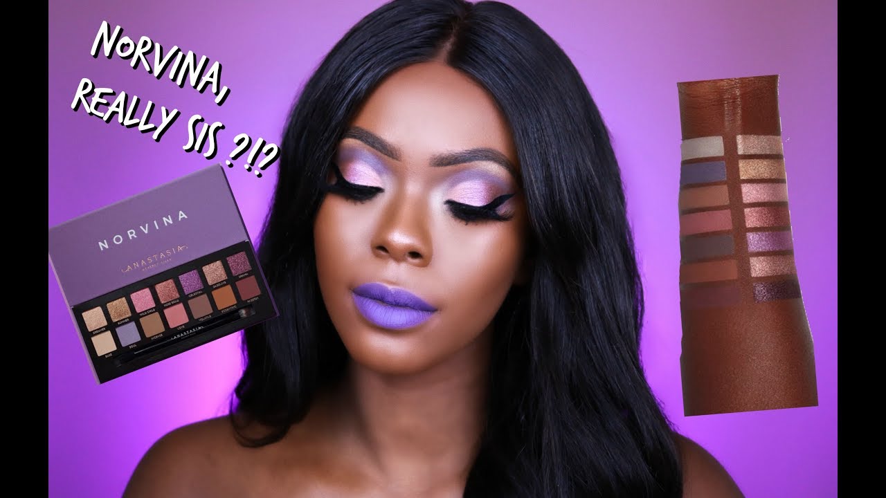 ABH Norvina Palette | Is it Black Girl Friendly ? Review/Look