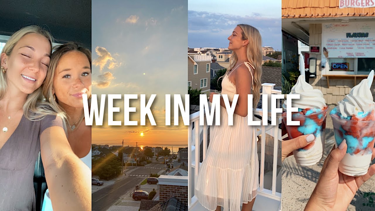 week in my life: lake house w/ Mandy, relaxing, golfing & long beach island w/ friends!