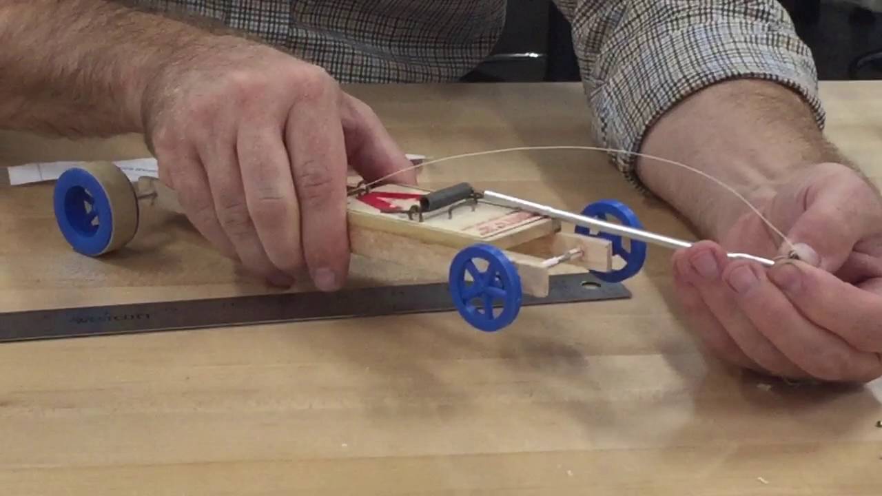 Mousetrap Car - Attach the string *updated version in description