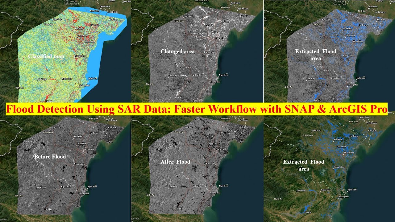 Flood Detection Using SAR Data: Faster Workflow with SNAP & ArcGIS Pro