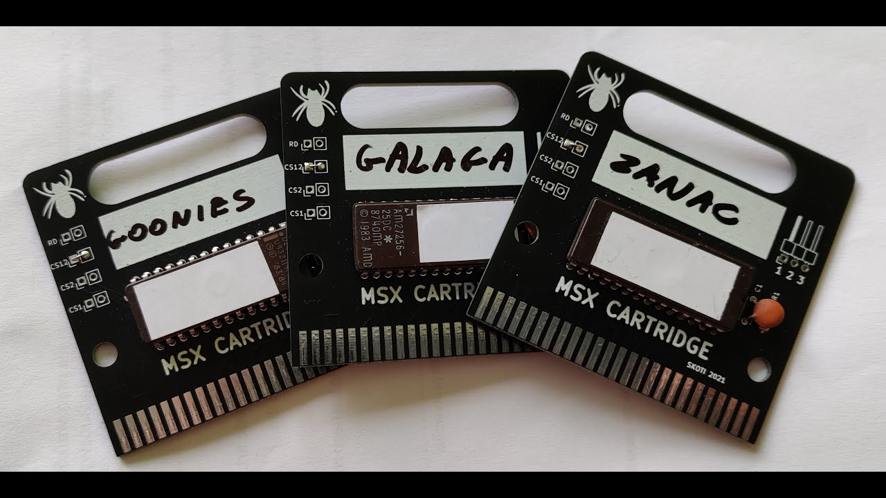 Build your own MSX Cartridge - Spider Cart