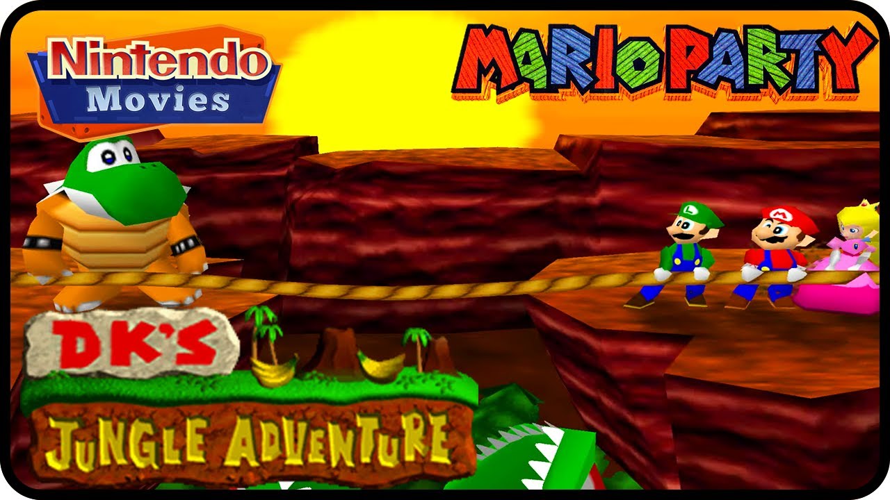 Mario Party 1 - DK's Jungle Adventure (20 Turns, Mario vs Yoshi vs Luigi vs Peach)