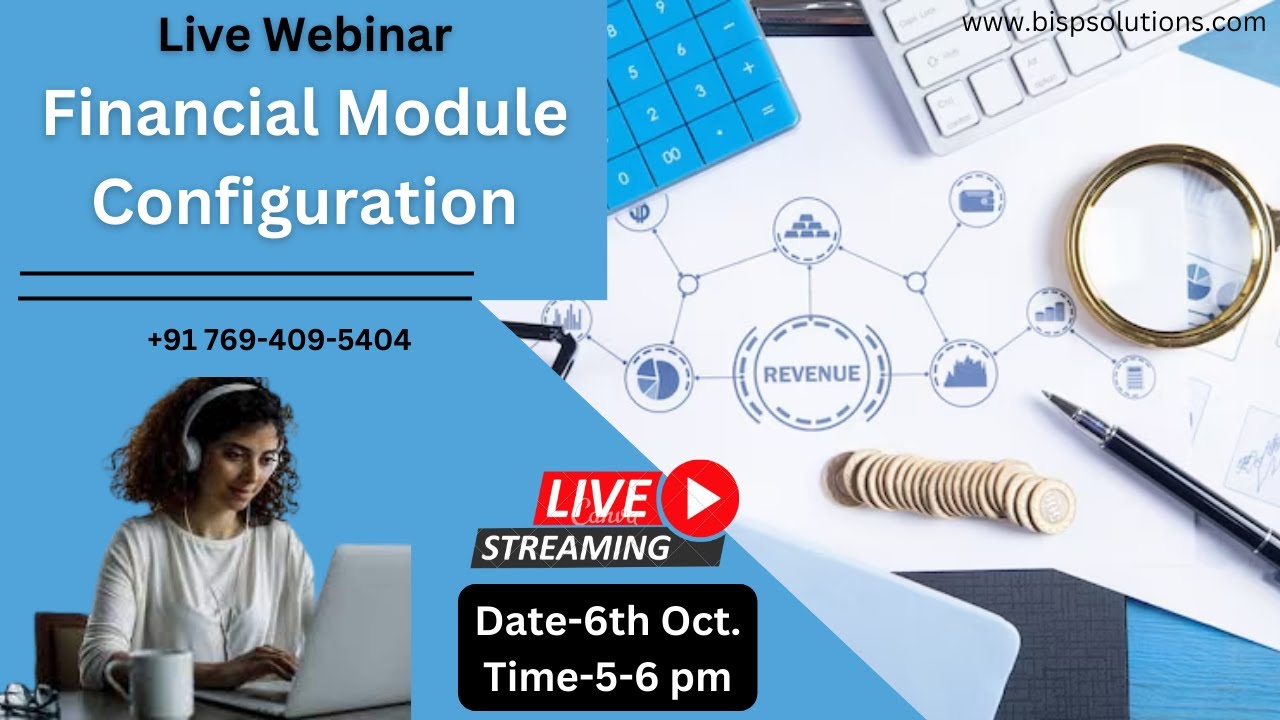 Live webinar of Financial Module Configuration | @bispsolutions  | Enabling Financials Features
