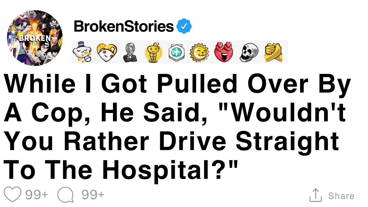 While I Got Pulled Over, He Said, 