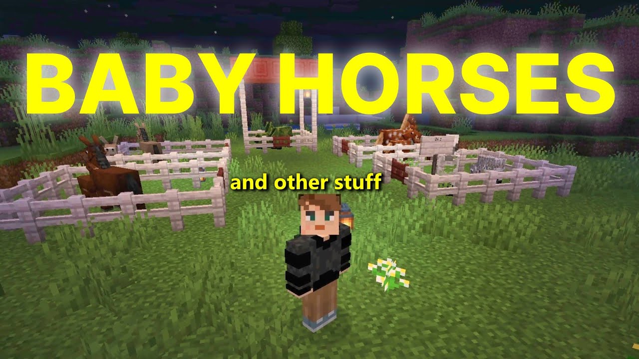 НОВЫЕ ЖЕРЕБЯТА: Minecraft Java Snapshot