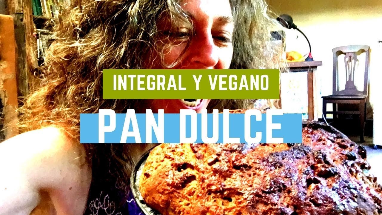 El más rico pan dulce, integral y vegano.